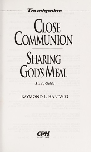 Close communion