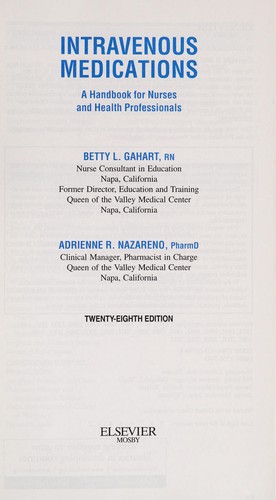 Intravenous medications