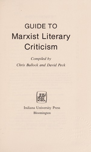Guide to Marxist literary criticism