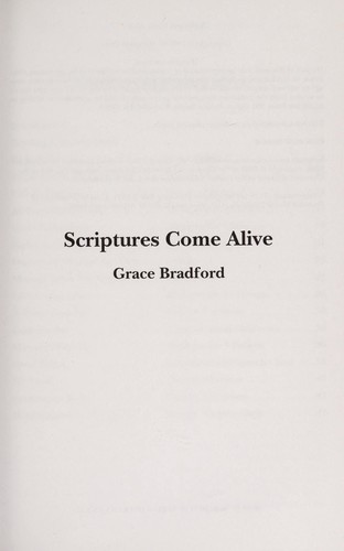Scriptures Come Alive