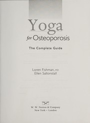 Yoga for osteoporosis