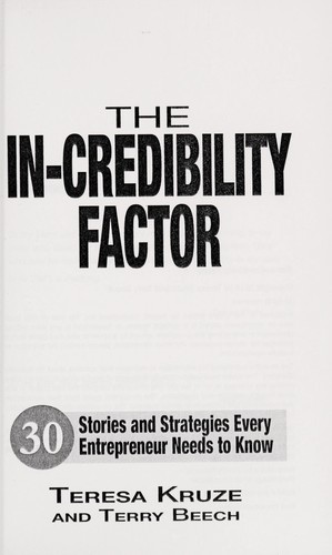 The in-credibility factor