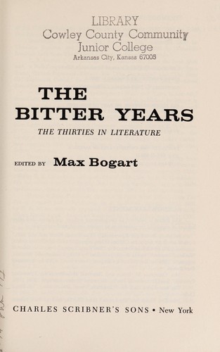The Bitter Years