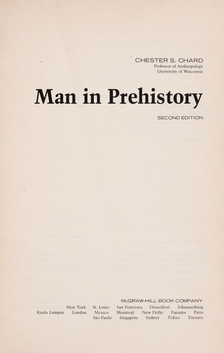 Man in prehistory