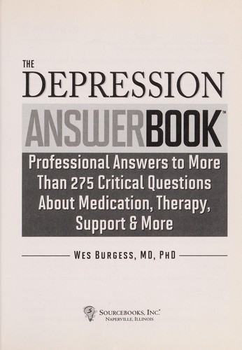 The depression answer book
