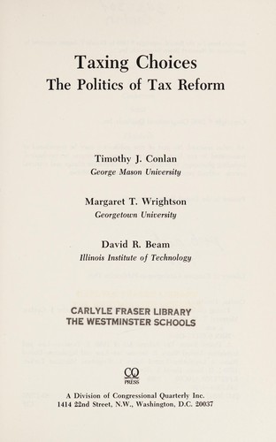 Taxing choices