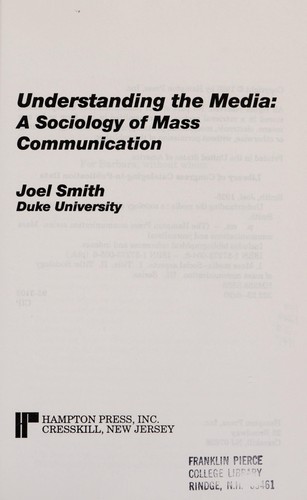 Understanding the media