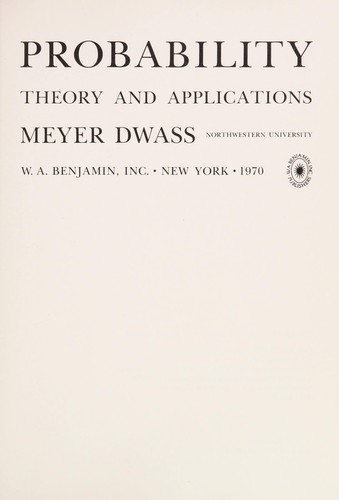 Probability: theory and applications