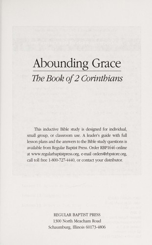 Abounding grace