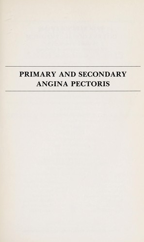 Primary and secondary angina pectoris