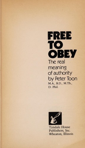 Free to obey