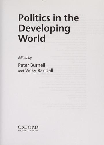 Politics in the developing world