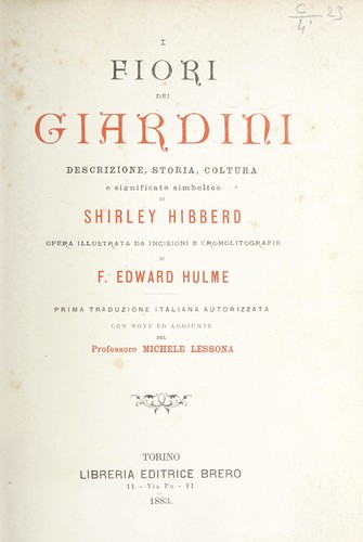 I fiori dei giardini