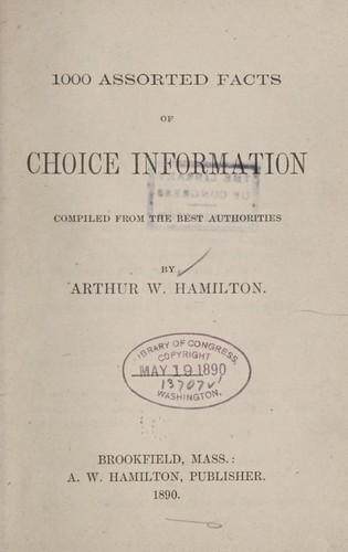 1000 assorted facts of choice information ...