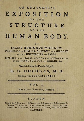 An anatomical exposition of the structure of the human body