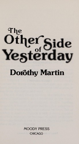 The other side of yesterday