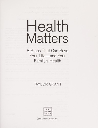 Health matters