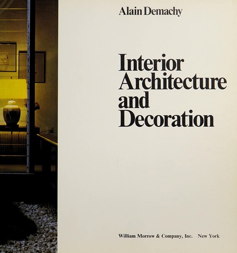 Interior architecture and decoration