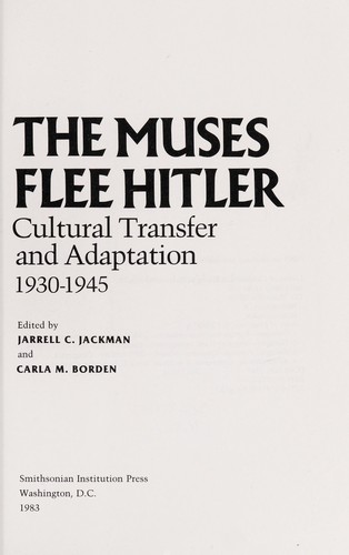 The Muses flee Hitler
