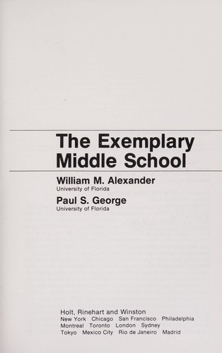 The exemplary middle school