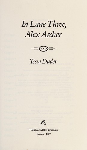 In lane three, Alex Archer