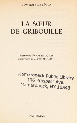 La Soeur de Gribouille