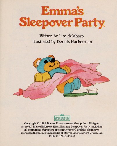 Emma's Sleepover Party