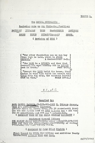 The Hamill genealogy