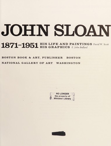 John Sloan, 1871-1951