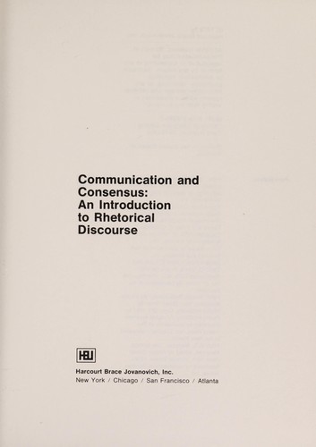 Communication and consensus