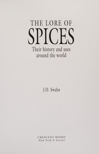 The Lore of Spices