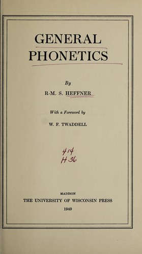 General phonetics