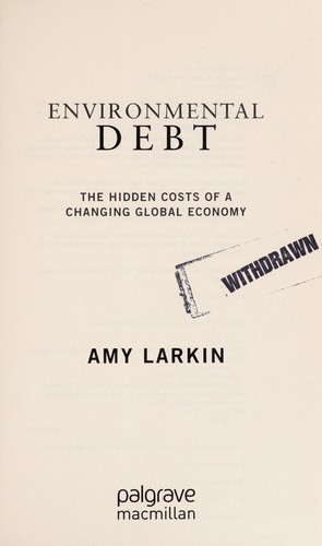 Environmental debt