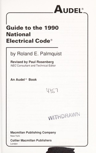 Guide to the 1990 National Electrical Code
