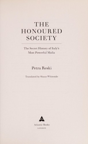 The honoured society