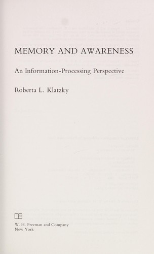 Memory and awareness