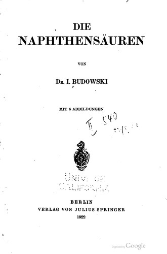 Die naphthensäuren