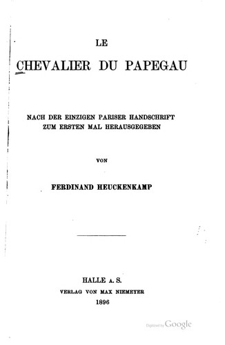 Le chevalier du papegau