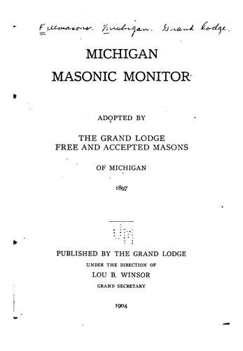 Michigan Masonic Monitor