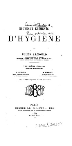 Nouveaux éléments d'hygiène