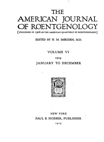 American Journal of Roentgenology