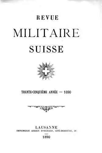 Revue militaire suisse