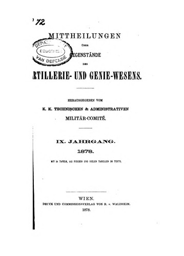 Militärwissenschaftliche Mitteilungen