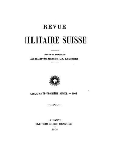Revue militaire suisse