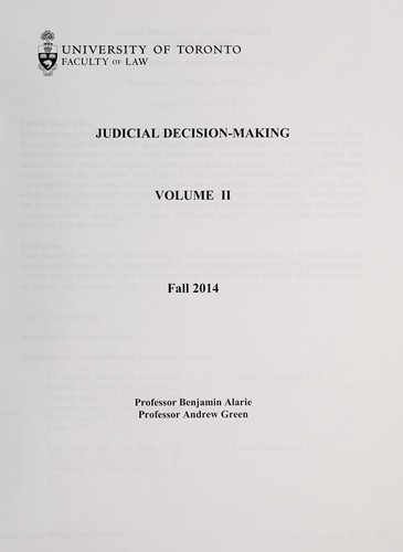 Judicial decision-making