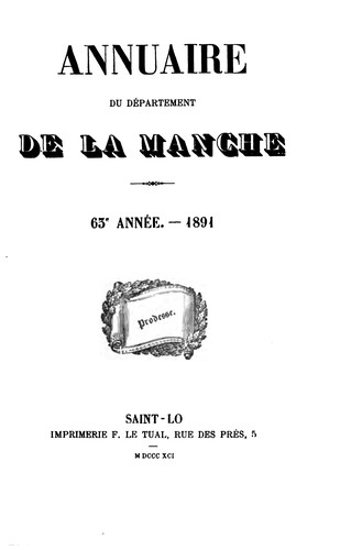 Annuaire du Département de la Manche
