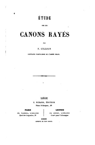 Étude sur les canons rayés
