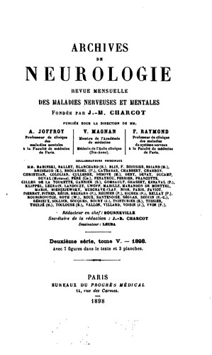 Archives de neurologie. series 2