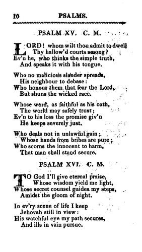 Select Psalms and hymns ... to be sung in the parish church of Alfreton