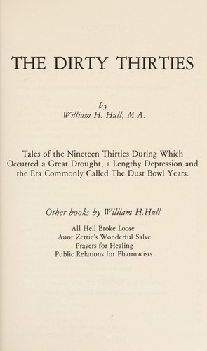 The dirty thirties